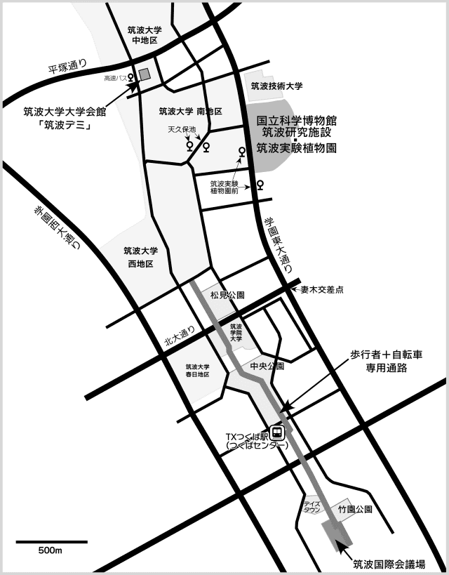 筑波全体地図